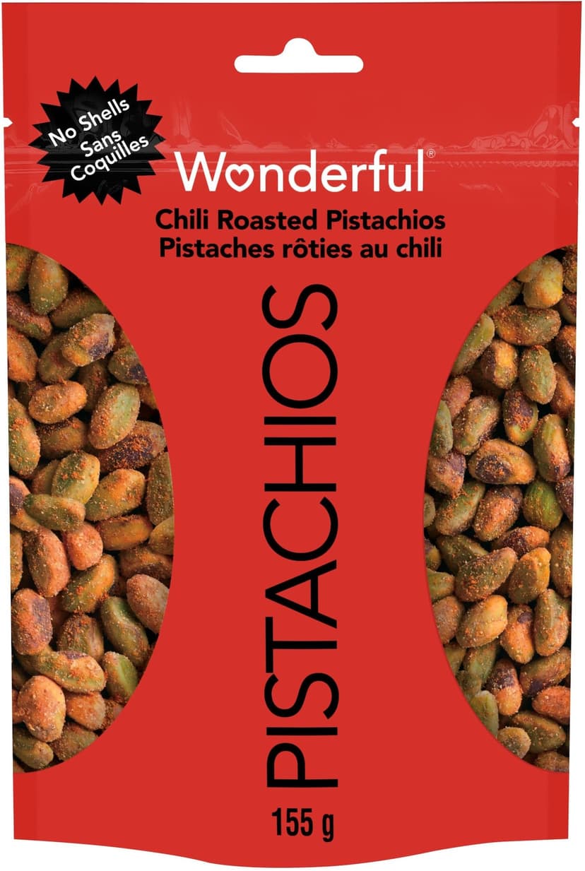 Wonderful Pistachios No Shell Chili Roasted Pistachios, 155-g
