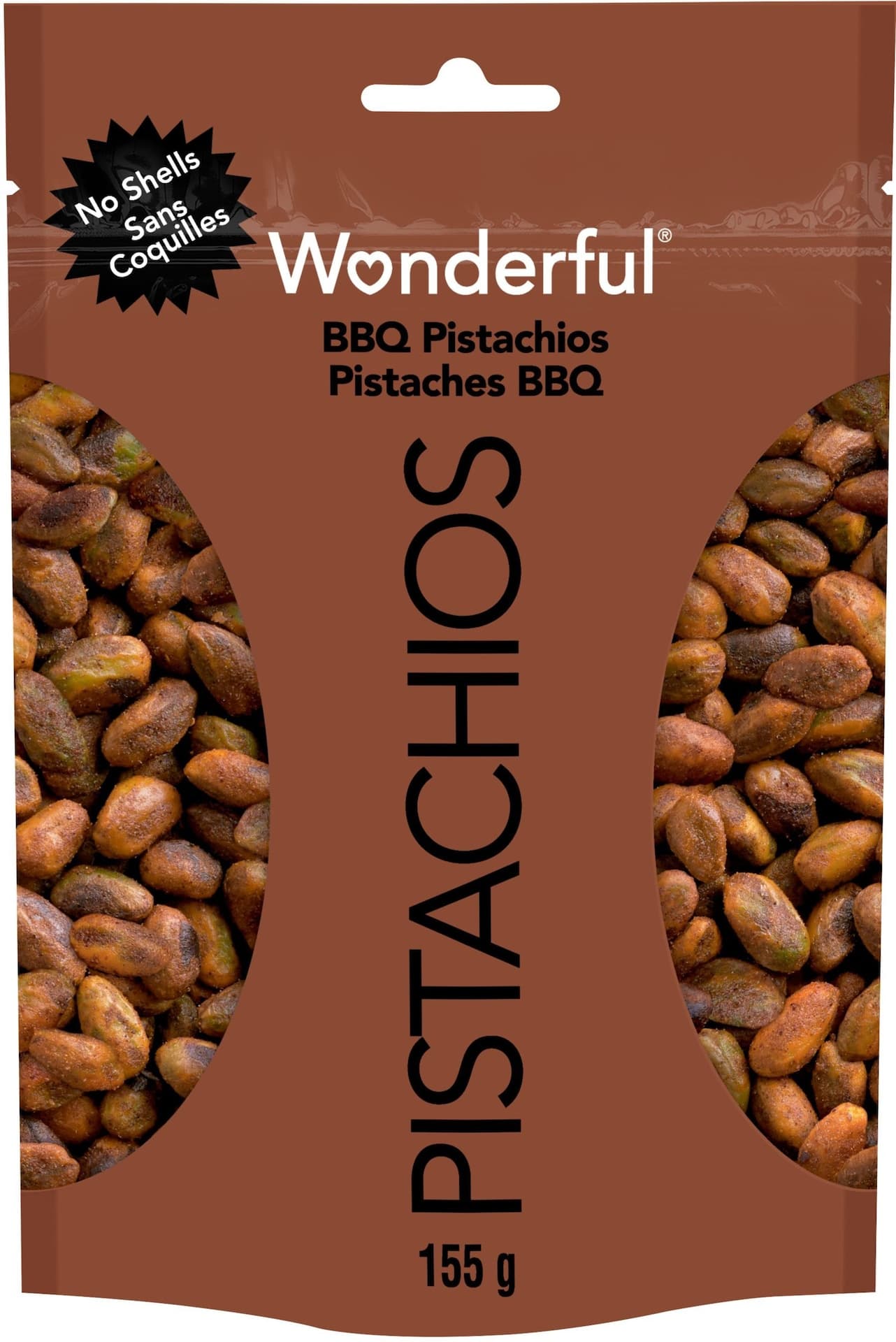 Wonderful Pistachios No Shell BBQ Roasted Pistachios, 155-g