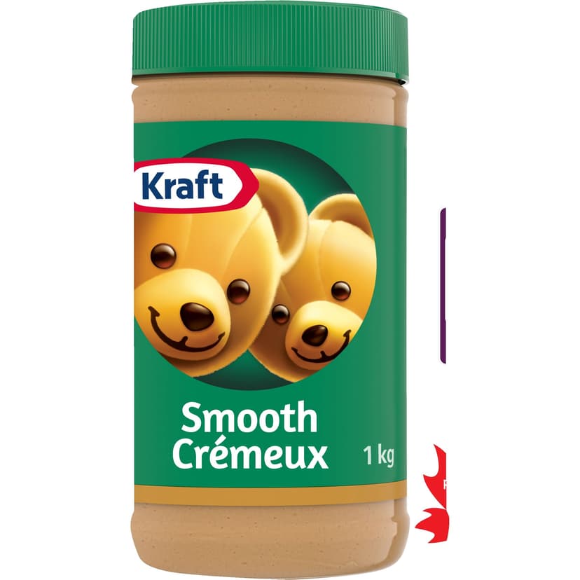 Kraft Peanut Butter, Smooth, 1-kg