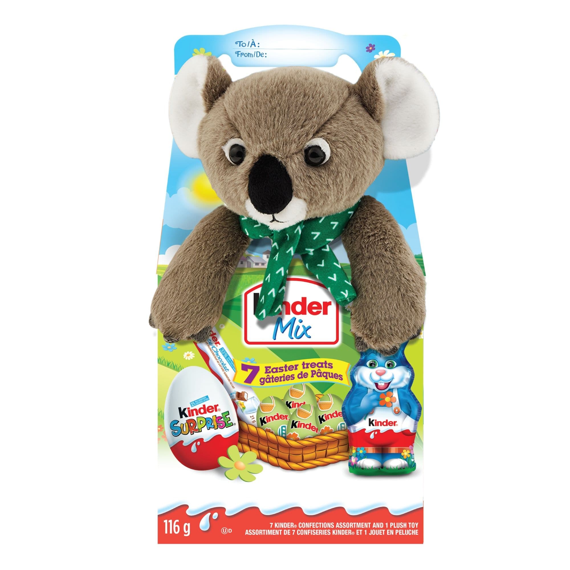Kinder Easter Chocolates & Plush Mix, 116-g