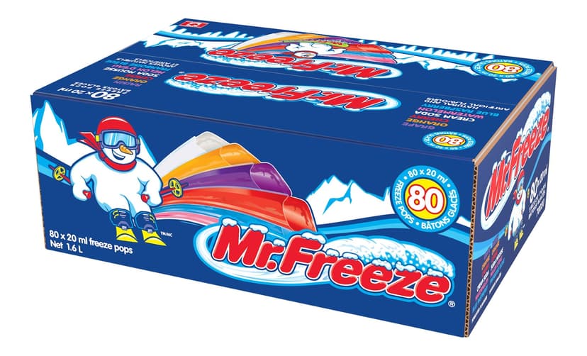 Mr. Freeze Freezies, 80 x 20 mL