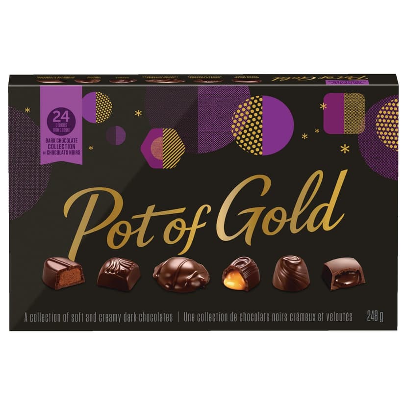 Pot of Gold Dark Chocolate Collection, 245-g