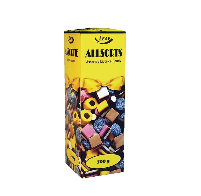 Leaf Allsorts Assorted Licorice Candy, 700-g