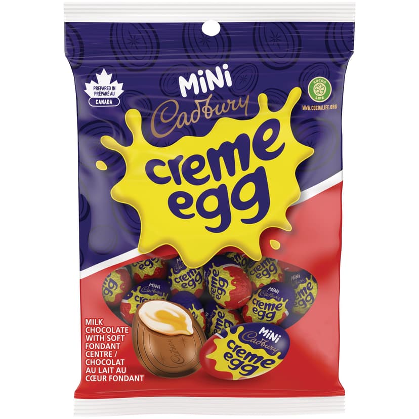 Cadbury Milk Chocolate Mini Creme Eggs, 154-g