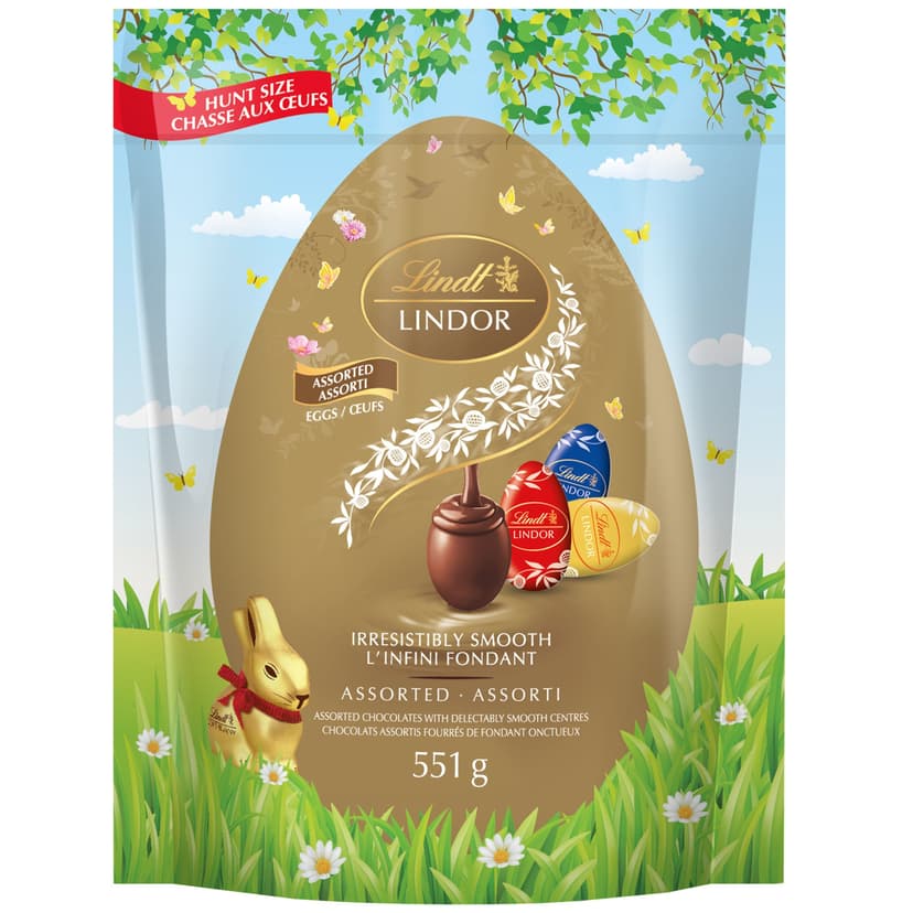 Lindt LindorAssorted Chocolate Mini Eggs, 551-g