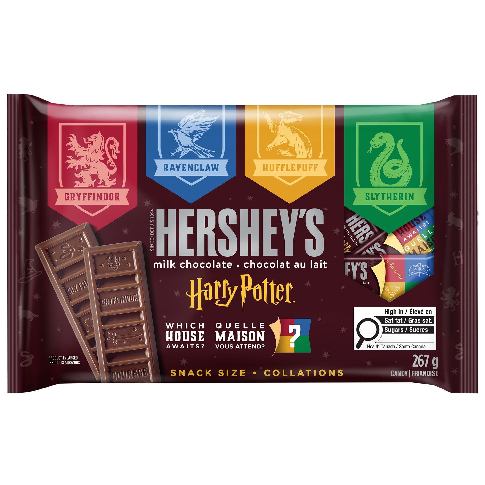 Hershey's Harry Potter Milk Chocolate Snack Bars, 21-pc