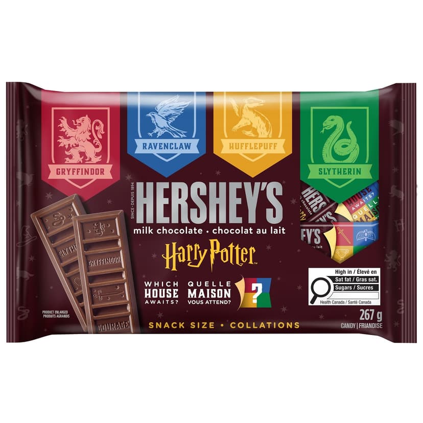 Hershey's Harry Potter Milk Chocolate Snack Bars, 21-pc