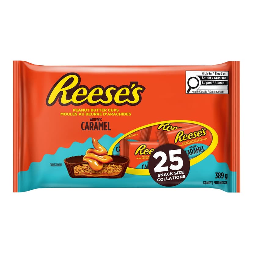 Reese's Chocolate Peanut Butter Cups With Caramel, 25-pc