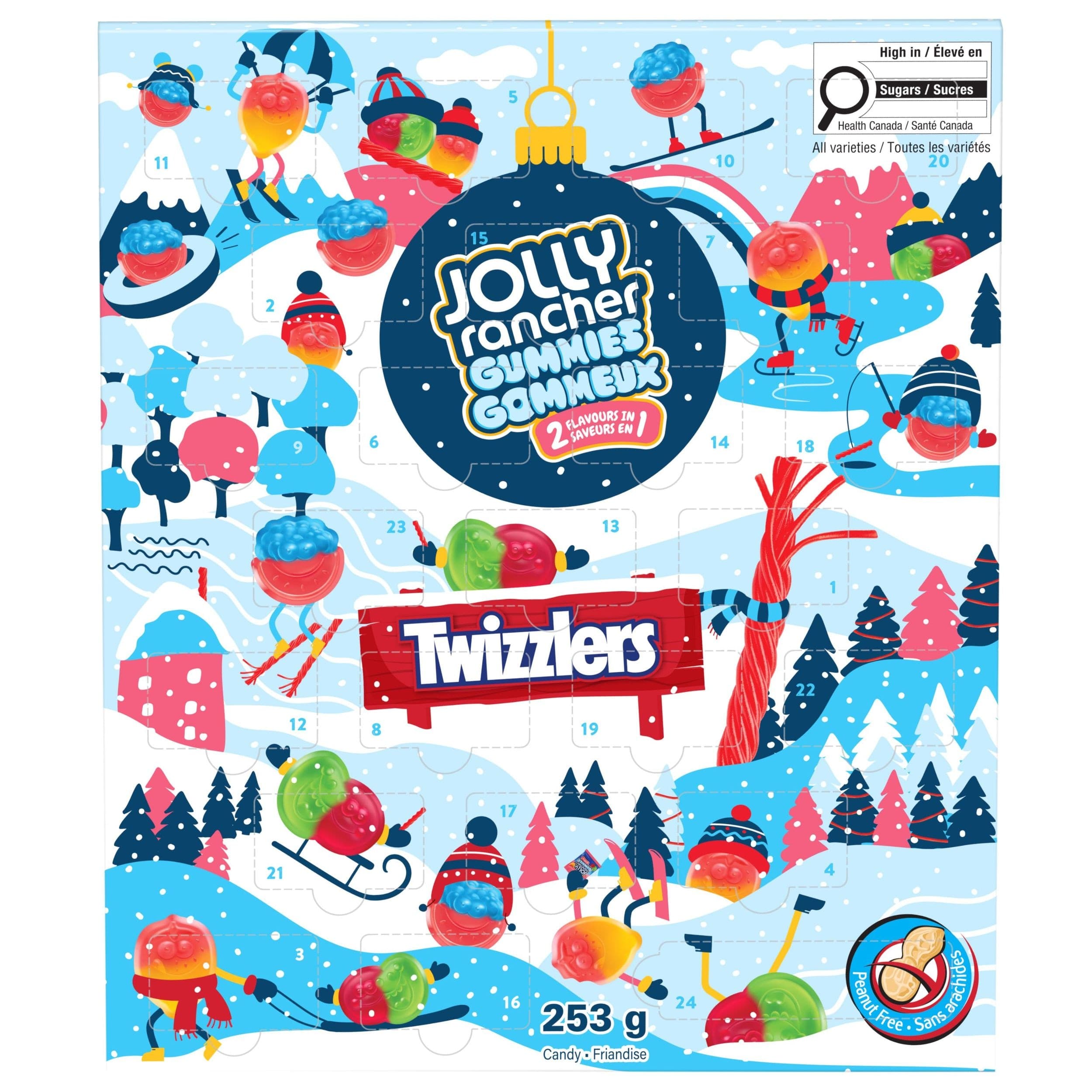 Jolly Rancher And Twizzlers Advent Calendar, 253-g
