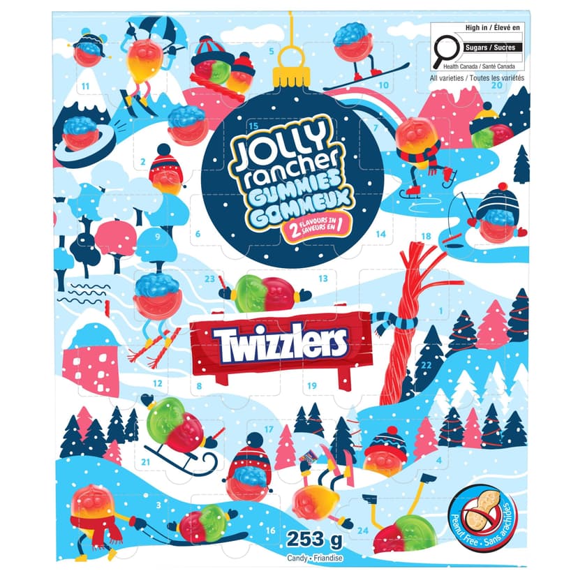 Jolly Rancher And Twizzlers Advent Calendar, 253-g