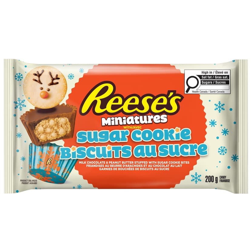 Reese's Miniature Sugar Cookies with Festive Foil, 200-g