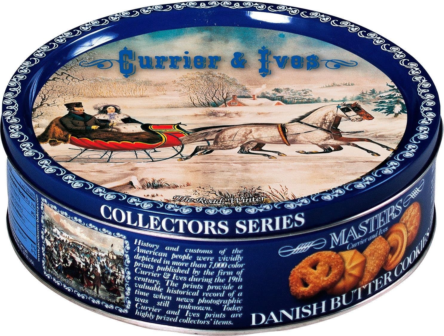 Currier and Ives Danish Butter Cookies, 340-g, Assorted Flavours