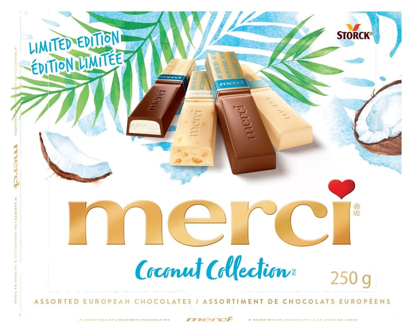 Merci Limited Edition Coconut Chocolate Gift Box, 250-g