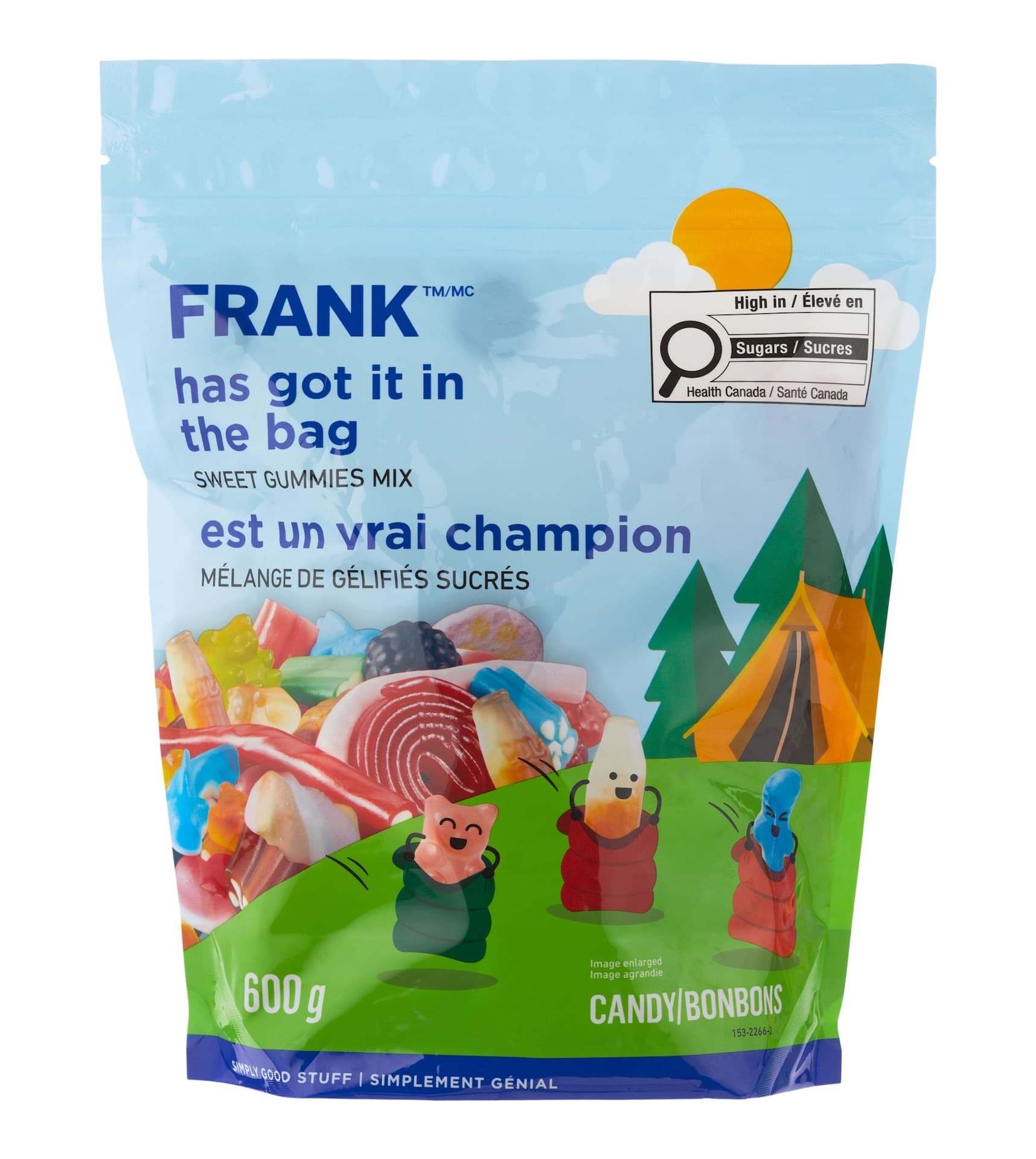FRANK Sweet Gummies Mix, 600-g