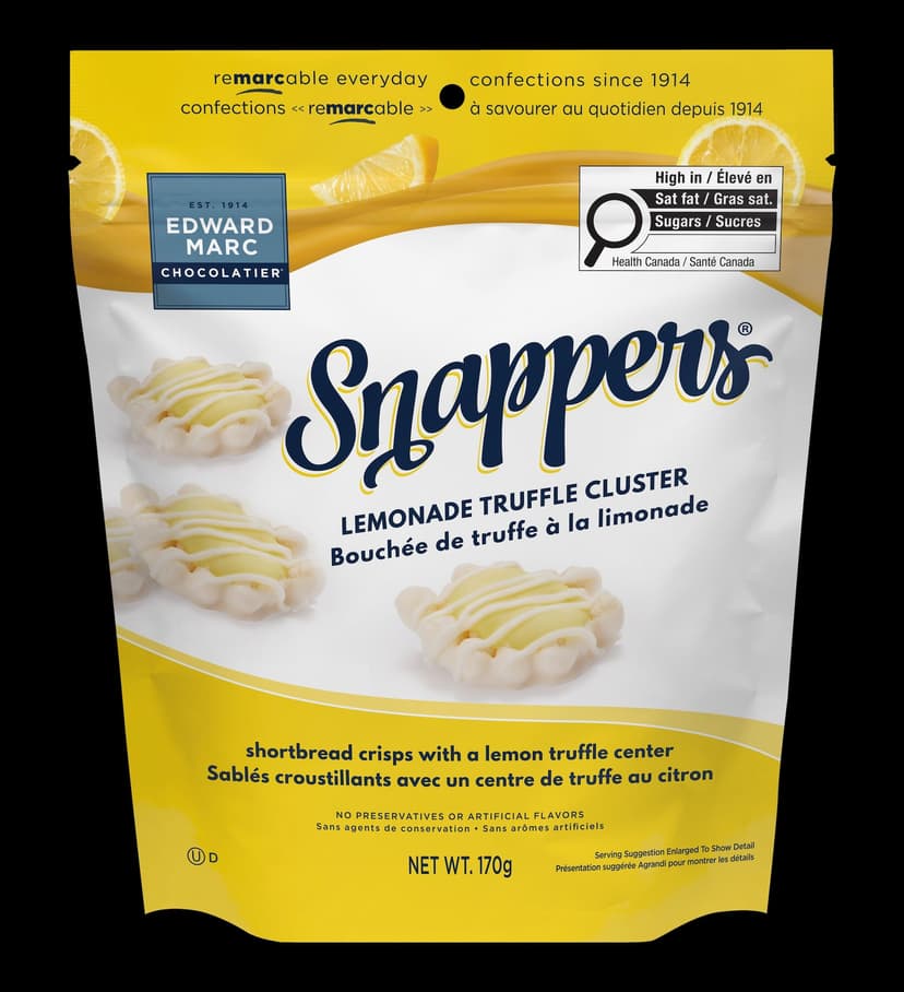 Snappers Lemonade Truffle Cluster, 170-g