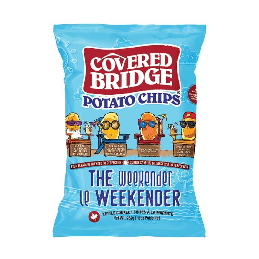 Covered Bridge The Weekender Potato Chips, 284-g