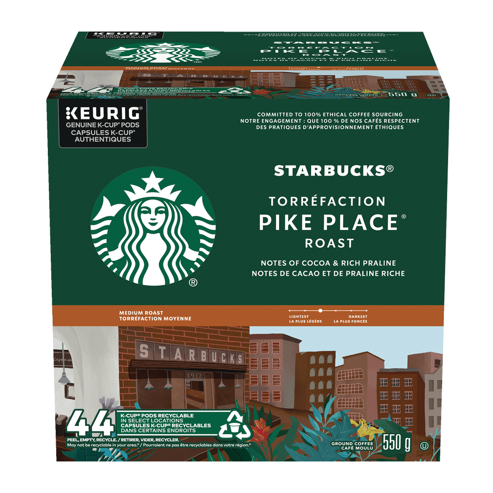 Keurig Starbucks Pike Place Medium Roast K-Cup® Coffee Pods, 550-g, 44-pk