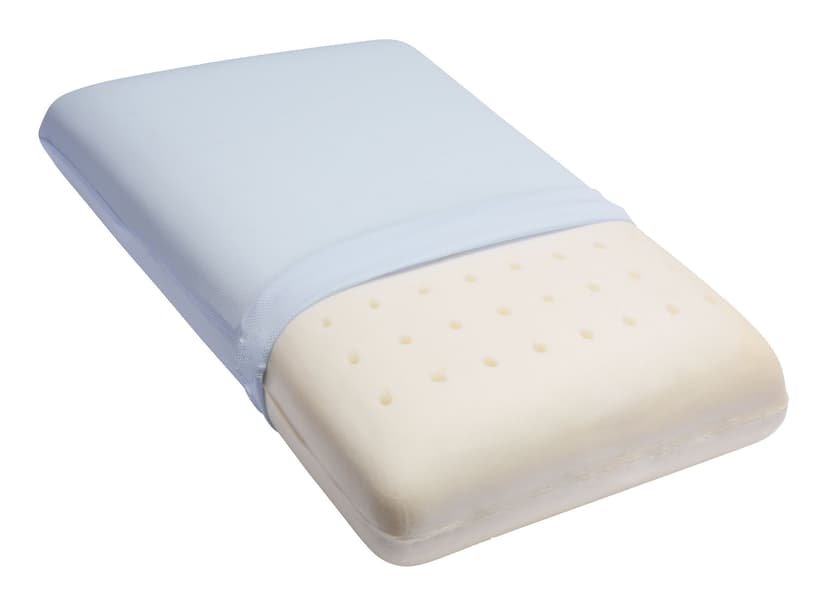 For Living Ventilated Memory Foam Ergonomic Pillow with Coolmax Cover, Standard, 25-in x 16-in