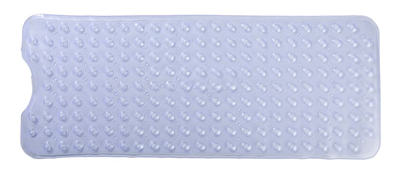 For Living Heavy Weight XL Bath Mat with Bumper Guard, Clear