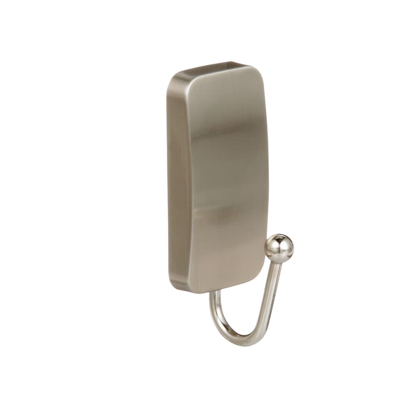 Command Bath Small Hooks, Satin Nickel