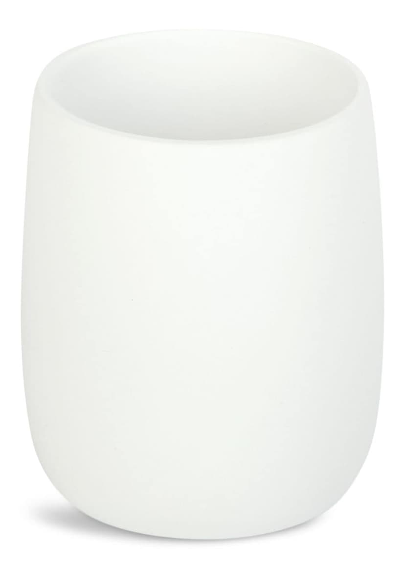 Polyresin Tumbler, White