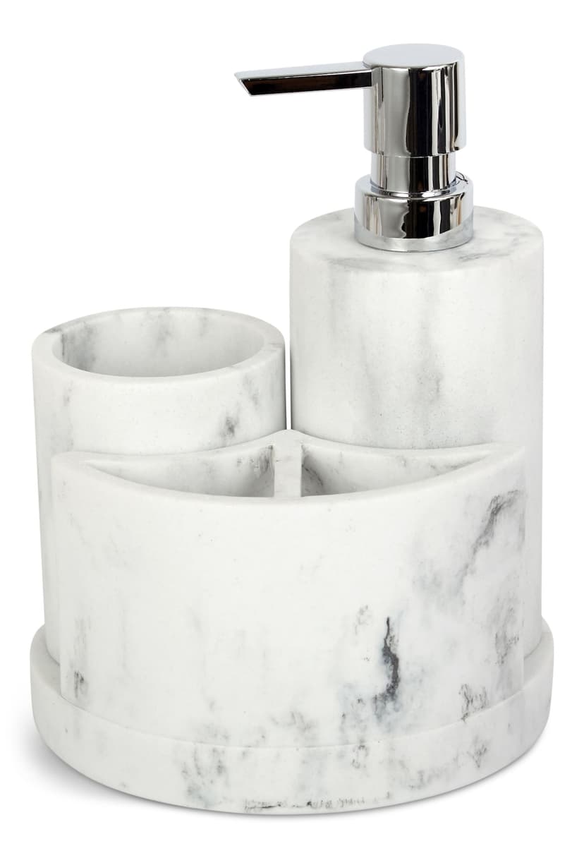 Marble Bathroom Set, 3-pc