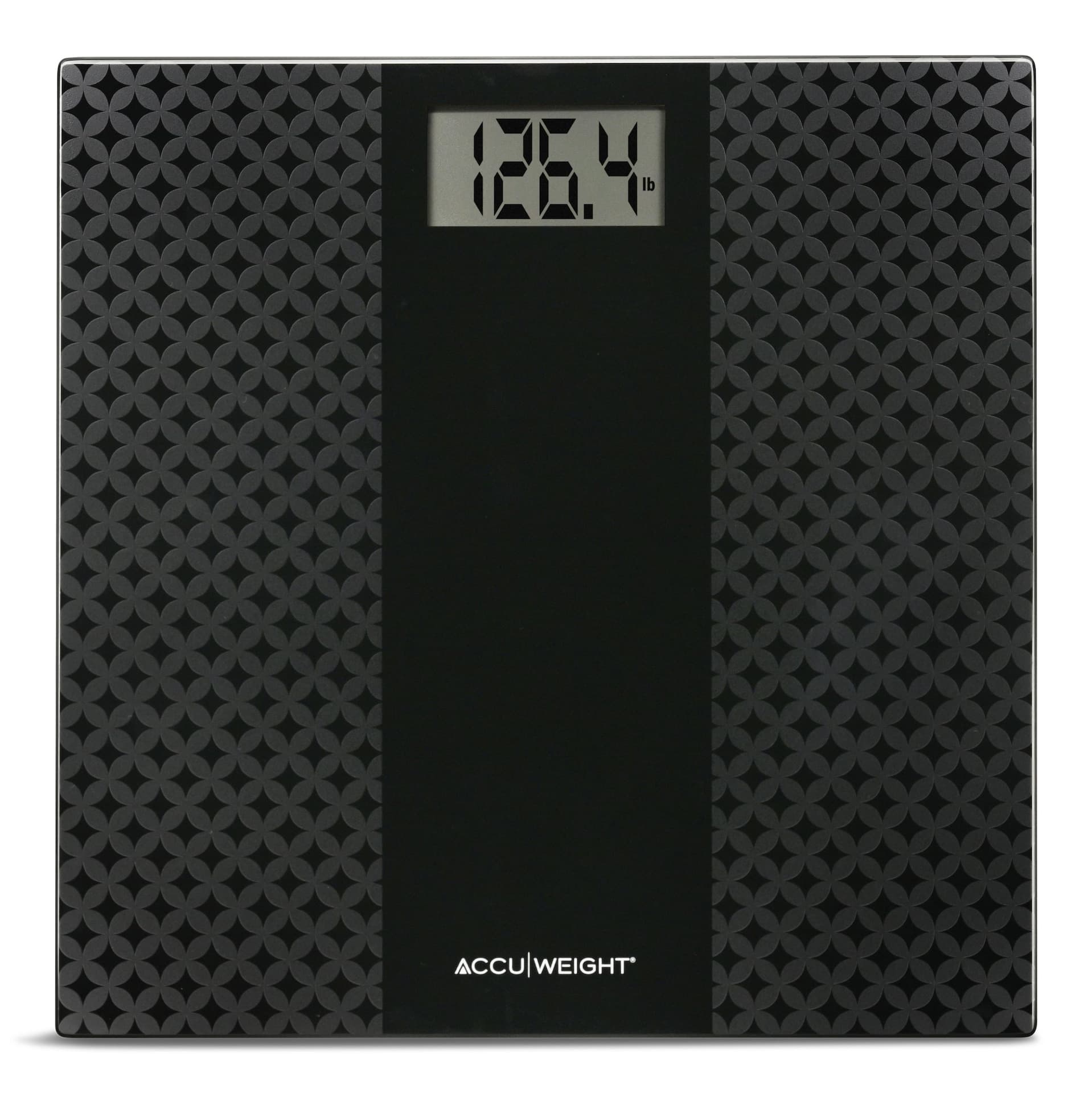 Accuweight Digital Bathroom Scale, Black, 400-lb
