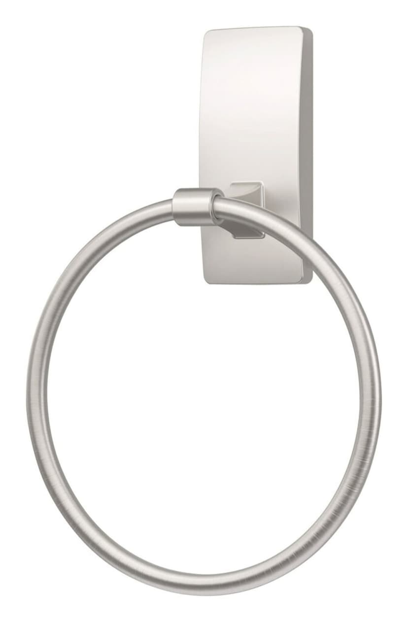 3M™ Command Damage-Free Bath Towel Ring, Satin Nickel