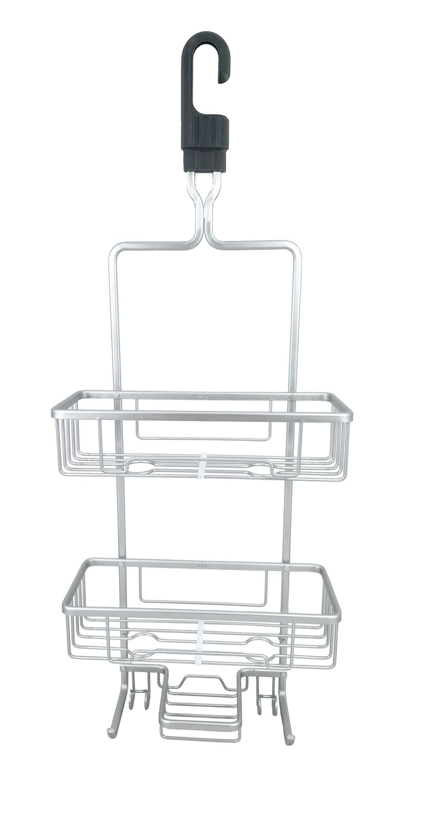Type A Freestanding Corner Shower Caddy with Hook, 3-Tier
