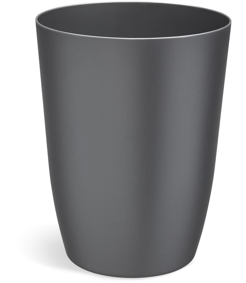 Umbra Toss Plastic Compact Waste Can/Trash Can, White, 2.5-L