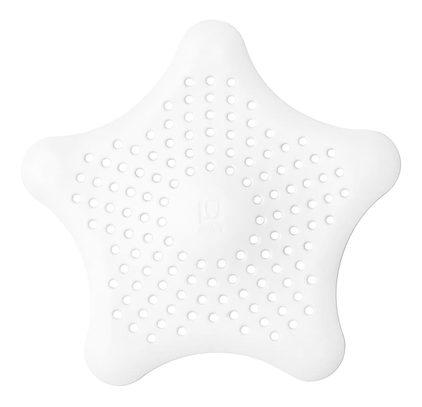 Umbra Starfish Silicon Hair Catcher/Strainer, White