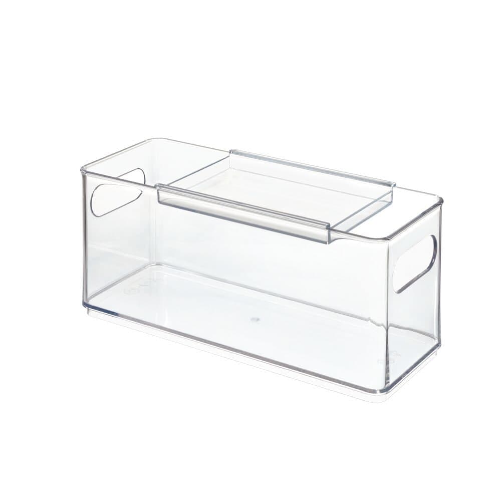 iDesign The Home Edit Bathroom/Vanity Hair Accessory Bin with Sliding Tray