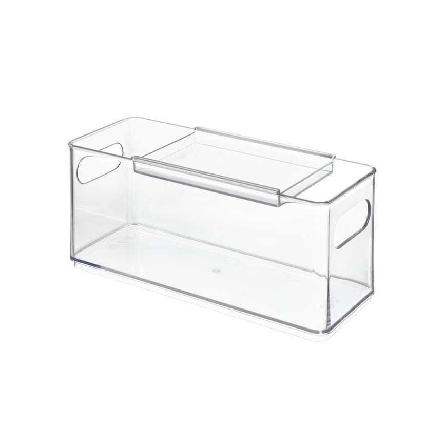 iDesign The Home Edit Bathroom/Vanity Hair Accessory Bin with Sliding Tray