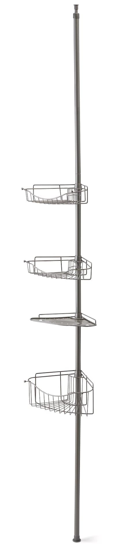 Type A 4-ShelvesRust-Resistant Adjustable Tension Pole Shower Caddy