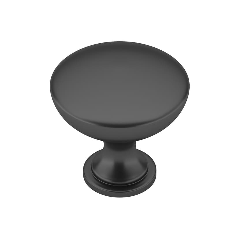 Richelieu Winston knob, Matte Black, 30mm 4pk
