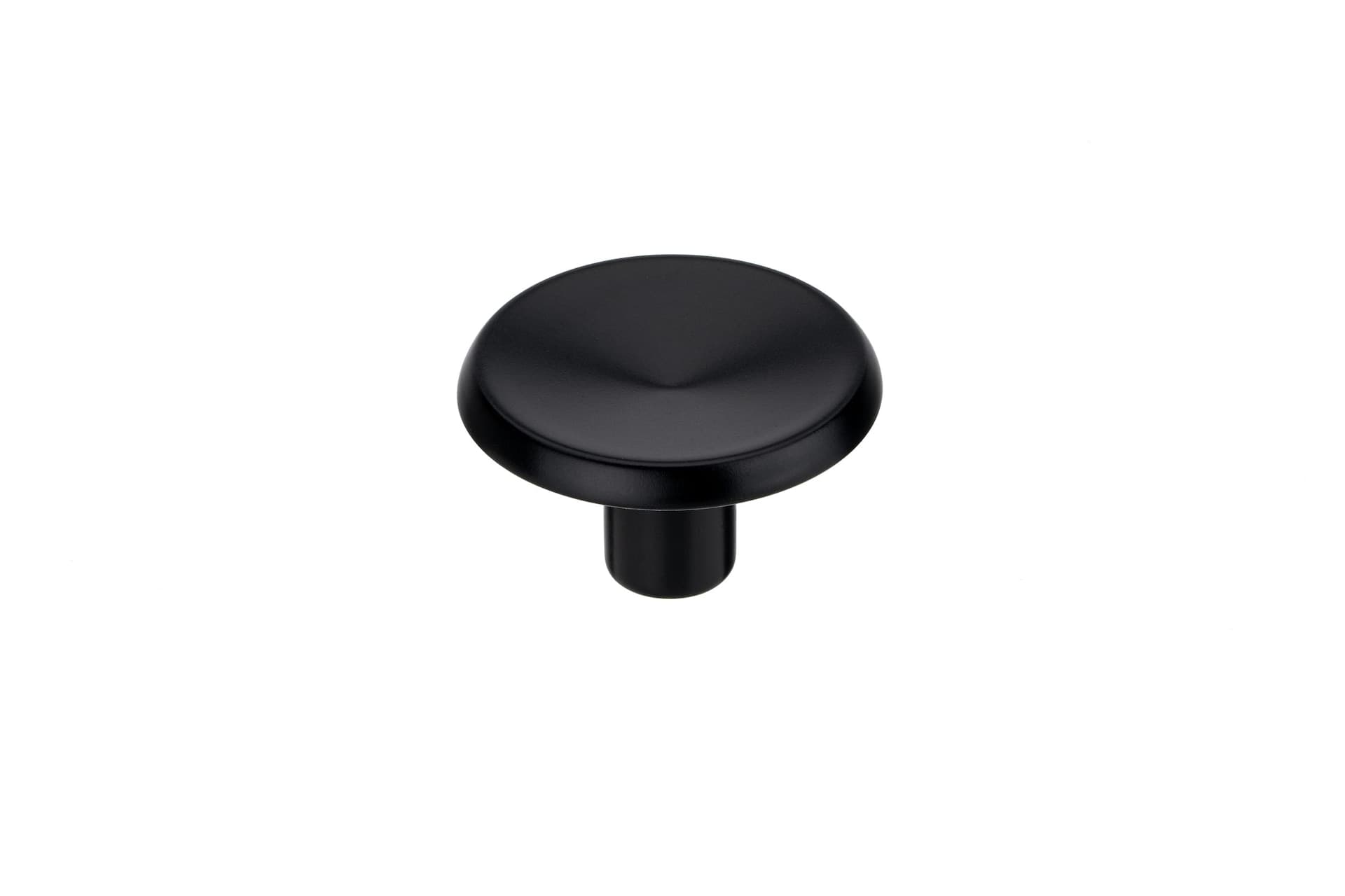 Richelieu Athy Metal Knob Matte Black 1" 4pk