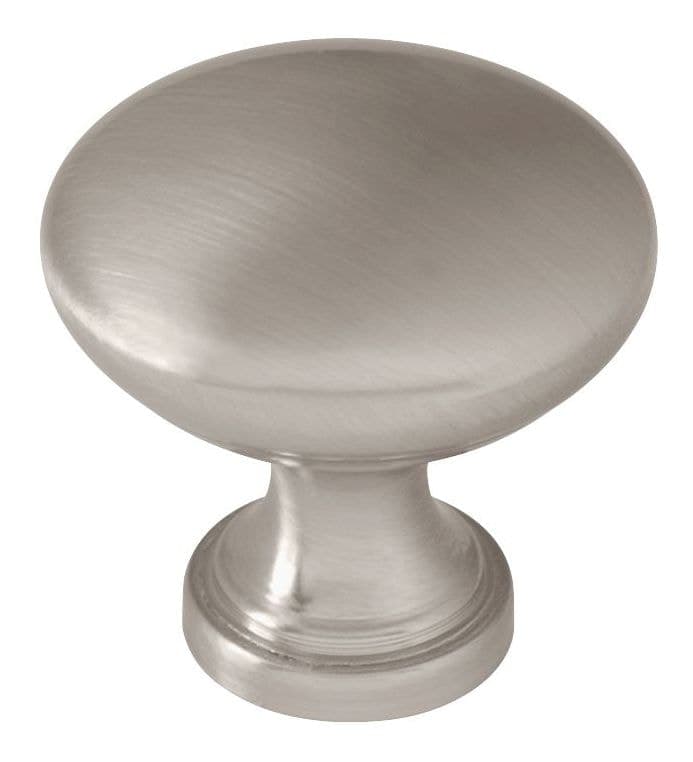 Peerless Round Metal Knobs, Satin Nickel, 1-1/4-in (3.17 cm), 10-pk