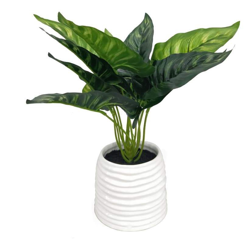 CANVAS Artificial Indoor Plant in Ceramic Pot, 11-in