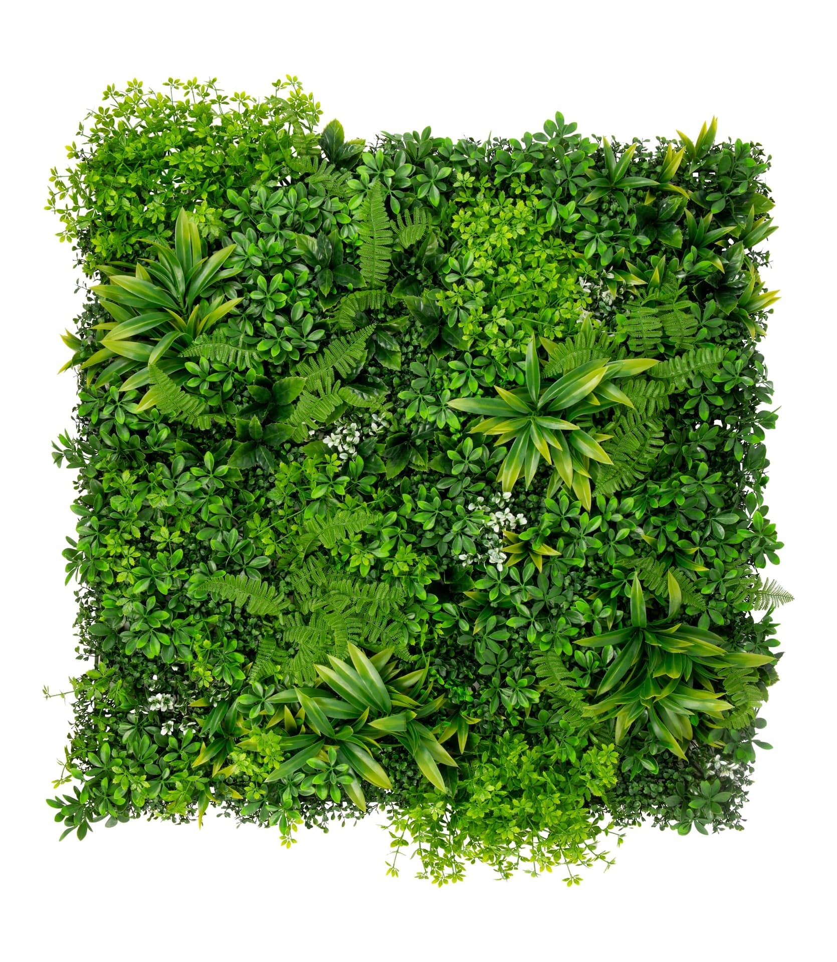 Naturae Décor 20x40-in Artificial Indoor/Outdoor Garden Green Wall Panel