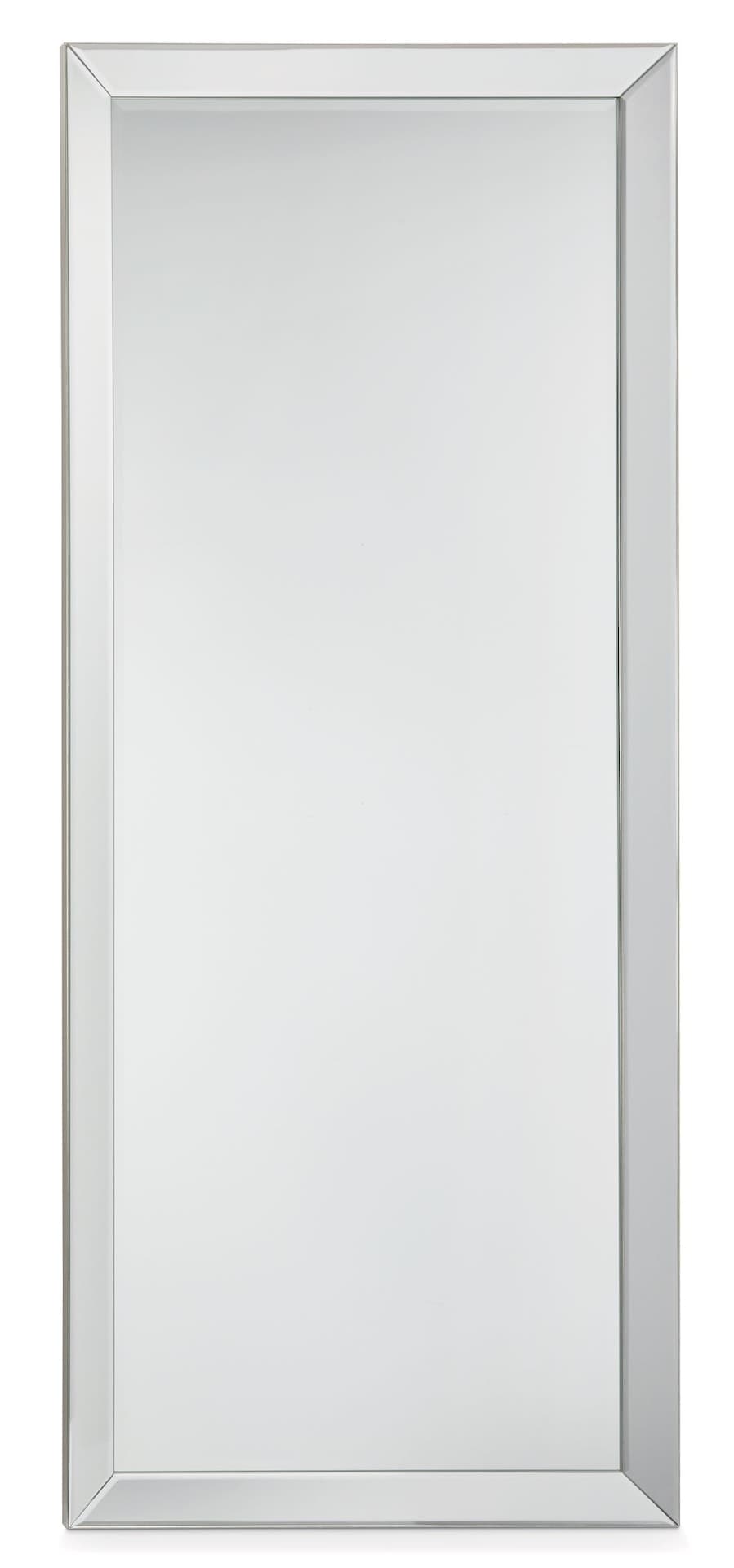 CANVAS Lamont Rectangular Beveled Wall Mirror, Silver, 58 x 24-in