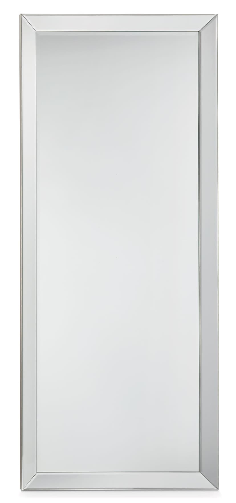 CANVAS Lamont Rectangular Beveled Wall Mirror, Silver, 58 x 24-in