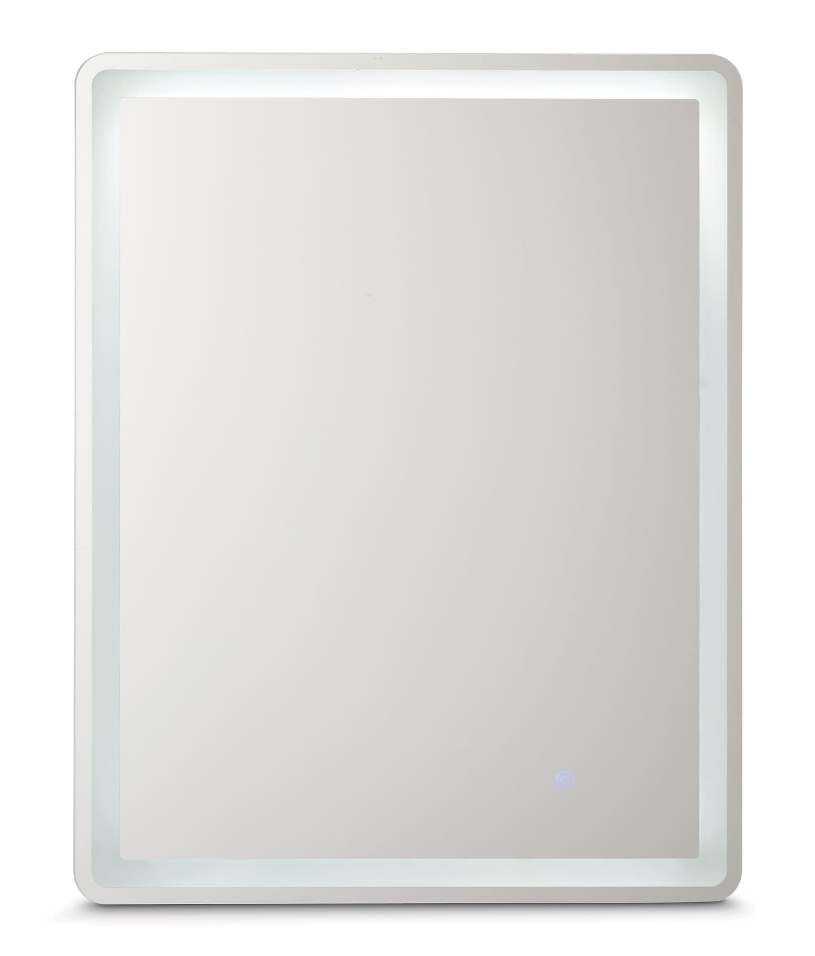 CANVAS Watson Rectangular LED Wall Mirror, Clear, 24 x 30-in