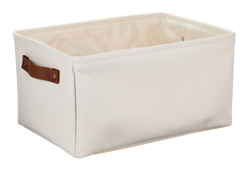Canvas Dylan Rectangular Fabric Storage Basket, Assorted Colours