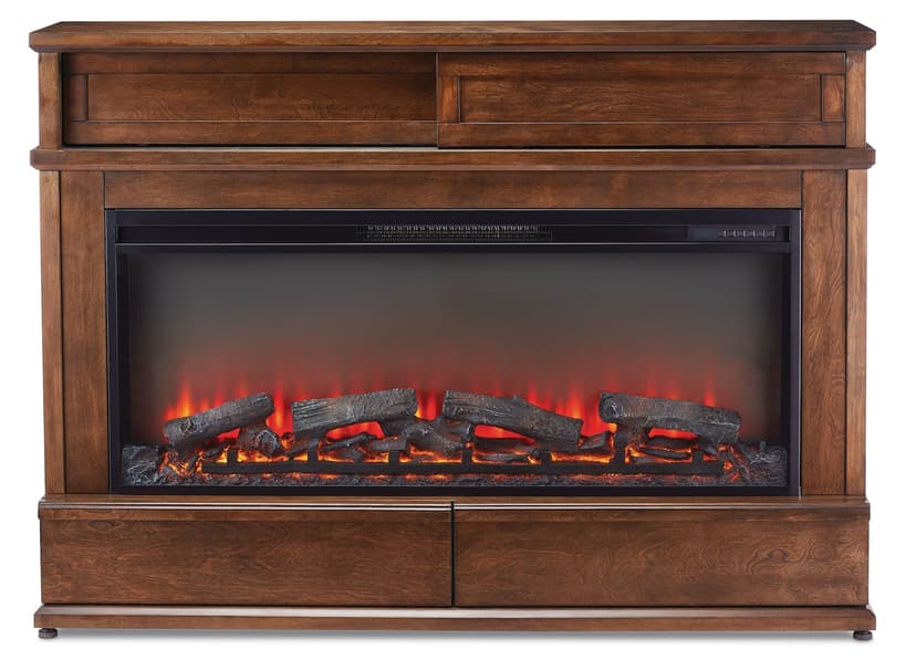 CANVAS Palmerston Large Mantel Fireplace with Remote, 51-in