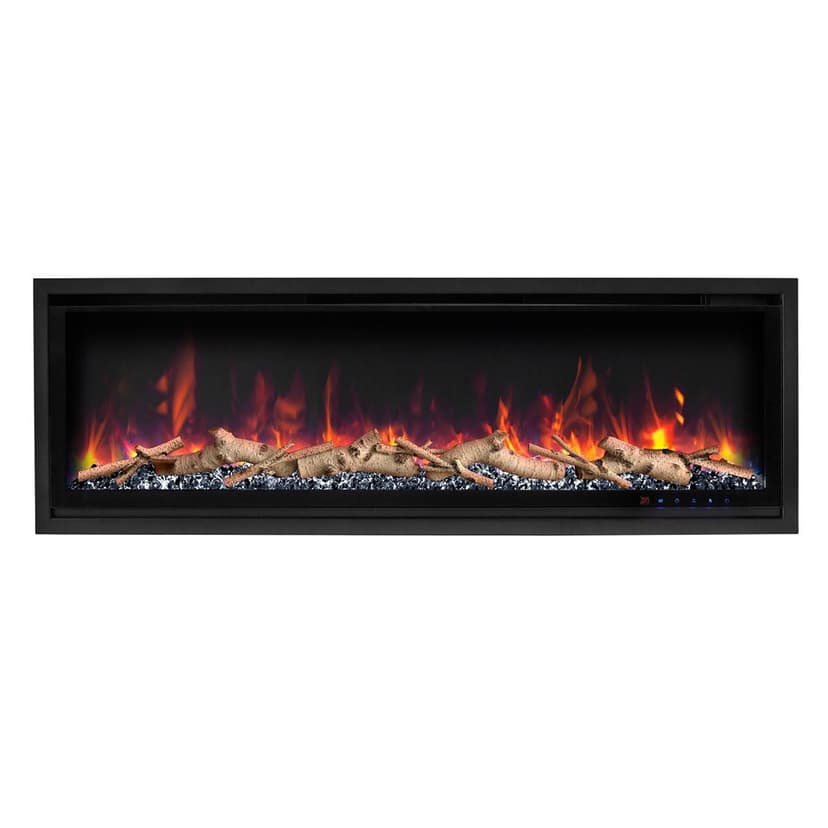 ActiveFlame Pro Series Black Diamond Electric Fireplace, 50-in