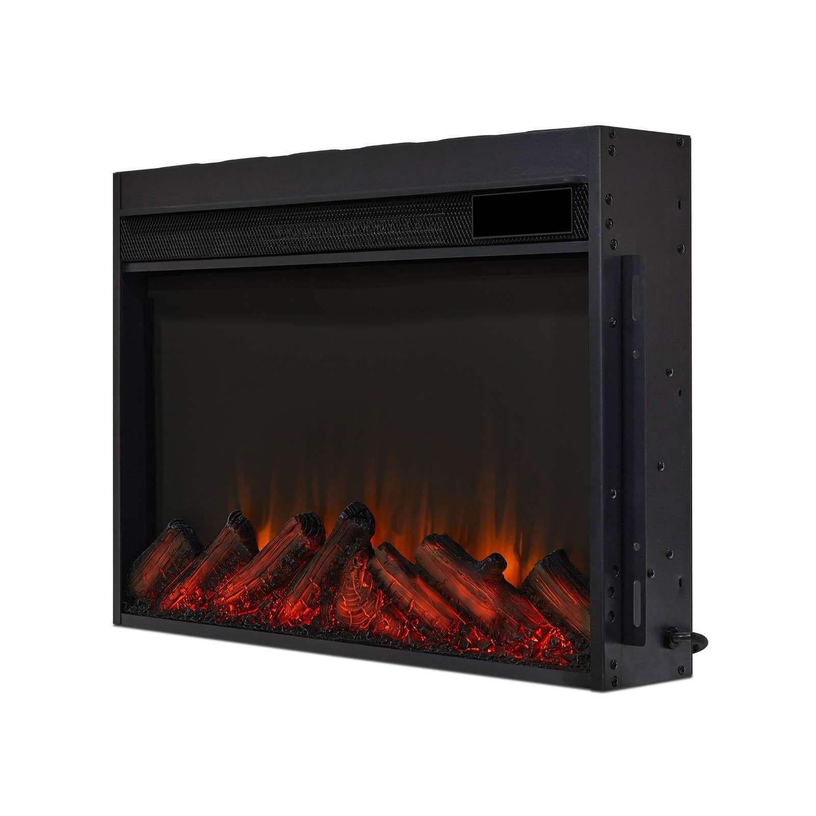 Real Flame Marshall Slim Indoor Electric Fireplace, 49-in, 1500W, White