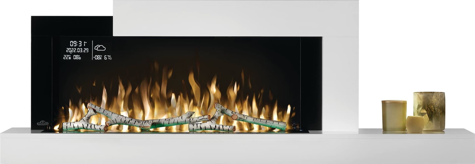 Napoleon Stylus™ Cara Elite Electric Fireplace, 59-in