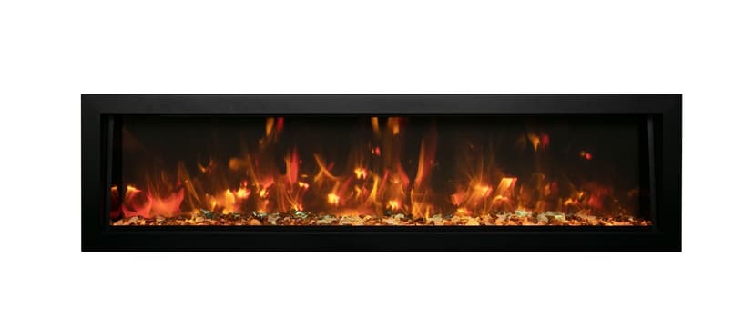 Amantii 5K BTU 72" Outdoor Built-in Slim Electric Fireplace