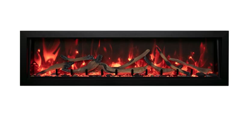 Amantii 5K BTU 88-in Built-in Extra Deep Electric Fireplace