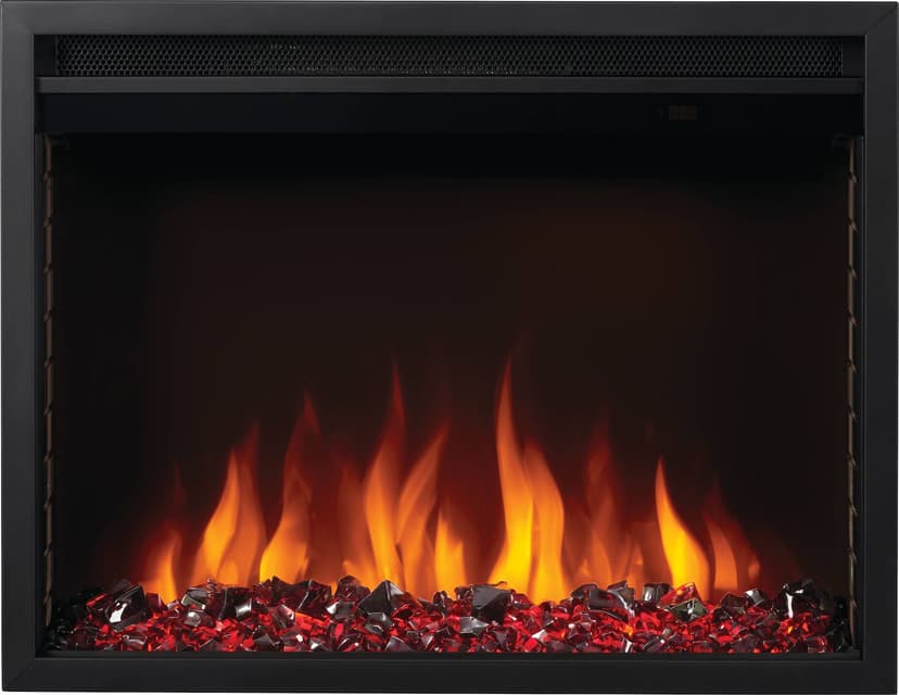 Napoleon Cineview Electric Fireplace Insert, 26-in, 1465W, Includes Remote Control, Black